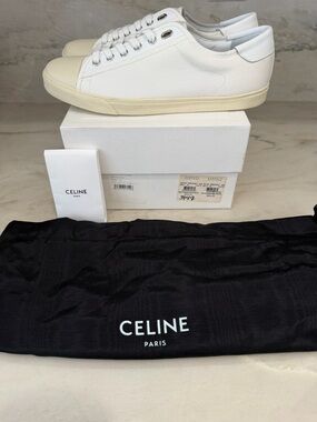 NEW Authentic, Celine Canvas Sneakers, Size 42